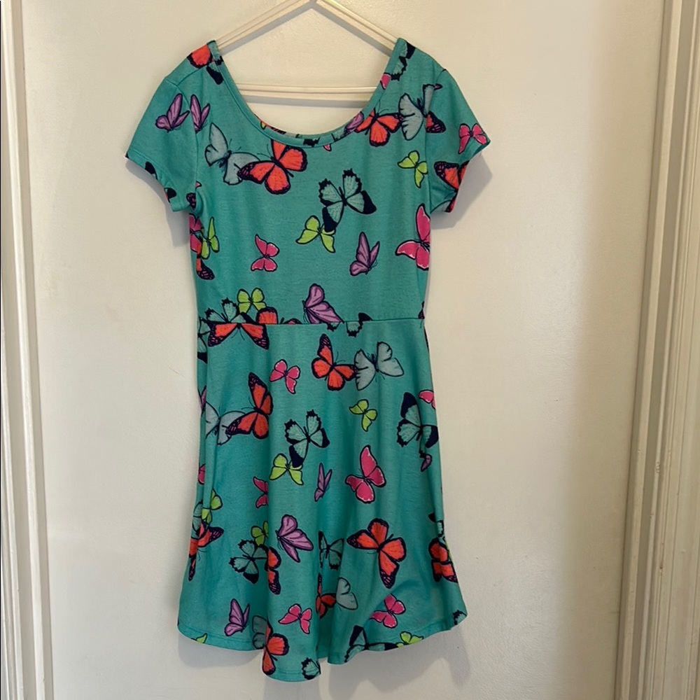 Authentic American Heritage Aqua Blue Cap Sleeve Sundress